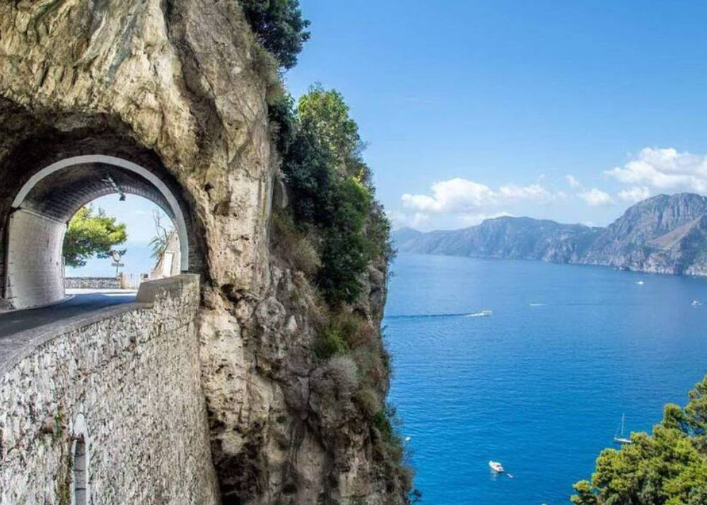 Amalfiküstenstraße in Italien