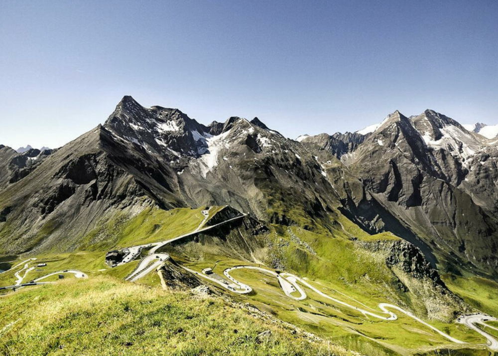 Großglockner-Hochalpenstraße in Österreich